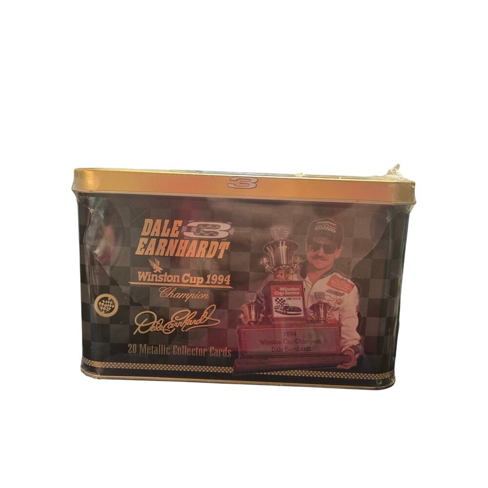Dale Earnhardt Sr. 1994 Winston Cup Champion Unopened Metallic Card Tin Nascar